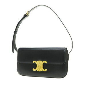 Celine Claude Shoulder Bag Shiny Calfskin